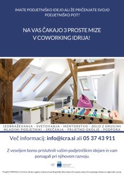 A3 plakat - coworking proste mize